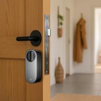 Aqara smart lock u200 lite kit elektronisch deurslot (zwart, matter via thread, bluetooth 5.1, nfc) - thumbnail