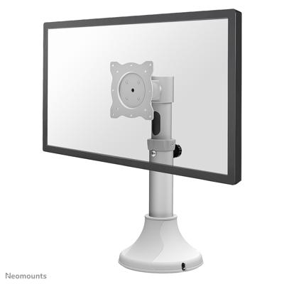 Neomounts FPMA-D025SILVER Monitor-tafelbeugel 25,4 cm (10) - 76,2 cm (30) In hoogte verstelbaar, Kantelbaar, Roteerbaar Zilver