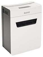 Leitz IQ 8X Protect Premium P4 Papierversnipperaar Cross cut 4 x 40 mm 14 l Aantal bladen (max.): 8 vellen Veiligheidsniveau 4 Ook geschikt voor Nietjes, - thumbnail