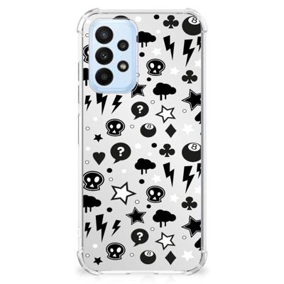 Extreme Case Samsung Galaxy A23 Silver Punk Extreme Case Samsung Galaxy A23 Silver Punk