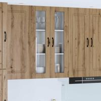 Keukenkast Artisan Eiken 60 x 31 x 100 cm Bewerkt hout - thumbnail