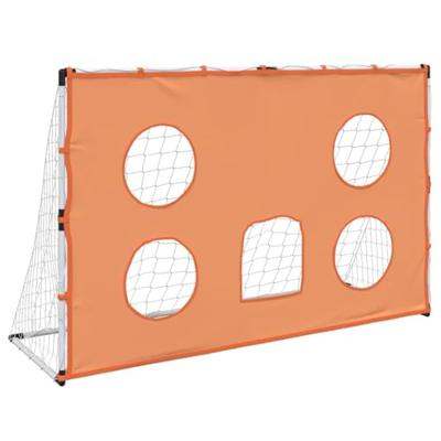 VidaXL Kindervoetbaldoel met doelmat en bal 182x62x118 cm VidaXL Kindervoetbaldoel met doelmat en bal 182x62x118 cm