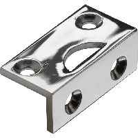 Hoeksluitplaat halfronde stang MGN - thumbnail