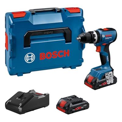 Bosch Blauw gsb 18v-65 accu klopboorschroevendraaier | inclusief 2x procore18v 4,0 ah & gal 18v-40 lader - 06019n3306 Bosch Blauw gsb 18v-65 accu klopboorschroevendraaier | inclusief 2x procore18v 4,0 ah & gal 18v-40 lader - 06019n3306