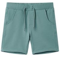 VidaXL Kindershorts met trekkoord 116 oudpetrol - thumbnail
