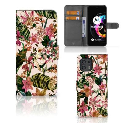Motorola Edge 20 Lite Hoesje Flowers