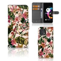 Motorola Edge 20 Lite Hoesje Flowers - thumbnail