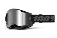 100% strata 2 (mirror lens fa23) black - goggle - thumbnail