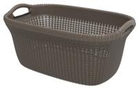 Curver Knit wasmand 40ltr bruin - thumbnail
