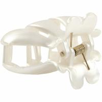 Creativ Company Haarkam, l: 60 mm, b: 38 mm, parelmoer, 2 stuk/ 1 doos - thumbnail