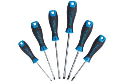 SW STAHL Screwdriver set 6 pcs. sw-steel slot/cross