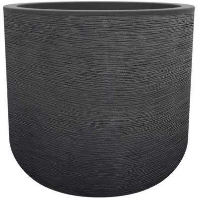 EDA PLASTIQUE - Graphit'Up ronde pot 40 cm - 32,5 L - Antracietgrijs EDA PLASTIQUE - Graphit'Up ronde pot 40 cm - 32,5 L - Antracietgrijs