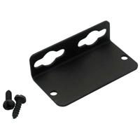 Hammond Electronics 1455TFBK Wandhouder Aluminium Zwart 1 paar - thumbnail