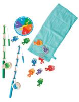 Melissa & Doug Magnetisch Visspel - 2 hengels en 10 vissen - thumbnail
