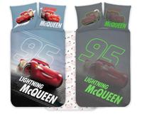 Cars Peuterdekbedovertrek Glow in the Dark - 100 x 135 cm - Katoen - thumbnail