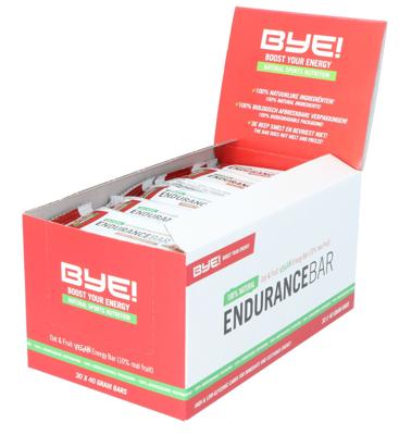 Bye! Endurance bar caramel / himalaya salt 40 gram (doos à 30 stuks)