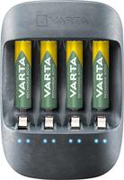 Varta Eco oplader (geschikt voor 4 AA/AAA batterijen, behuizing van 50% bioplastic met enkele doos- en druppellading, verpakking van 90% gerecycled materiaal) - thumbnail