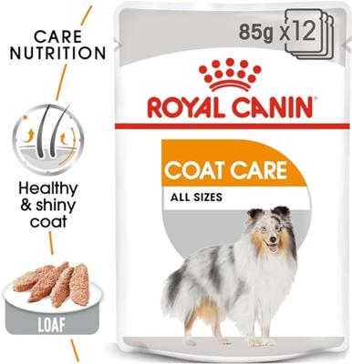 Royal Canin Coat Care natvoer hondenvoer zakjes 12x85g