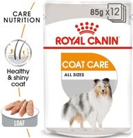 Royal Canin Coat Care natvoer hond (paté) 4 dozen (48 x 85 g) - thumbnail