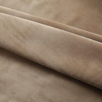 Gordijnen verduisterend 2 st met haken 140x225 cm fluweel beige Gordijnen verduisterend 2 st met haken 140x225 cm fluweel beige