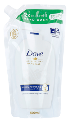 Dove Caring Handwash 2X Refill Pack