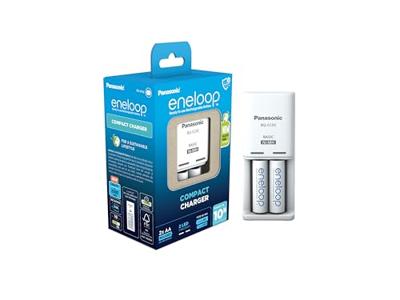 Panasonic Lader BQ-CC50 + 2x AA Eneloop AA 2000mAh Panasonic Lader BQ-CC50 + 2x AA Eneloop AA 2000mAh
