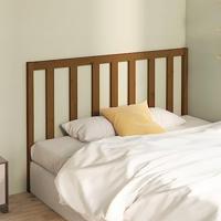Hoofdbord 126x4x100 cm massief grenenhout honingbruin - thumbnail