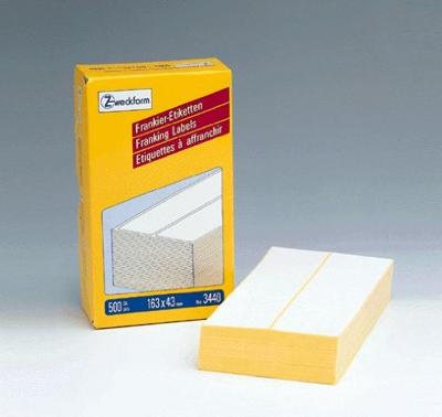 Frankeeretiket Avery Zweckform 3440 163x43mm 500stuks