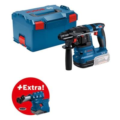 Bosch Professional GBH 18V-22 Accu combihamer SDS-Plus 1,9J + stofafzuiging 18V Basic Body in L-Boxx - 0611924004