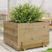 VidaXL Plantenbak 70x70x49,5 cm geïmpregneerd grenenhout - thumbnail
