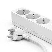 Hama 00116076 Stekkerdoos met schakelaar Wit, Grijs Randaarde stekker 1 stuk(s) - thumbnail