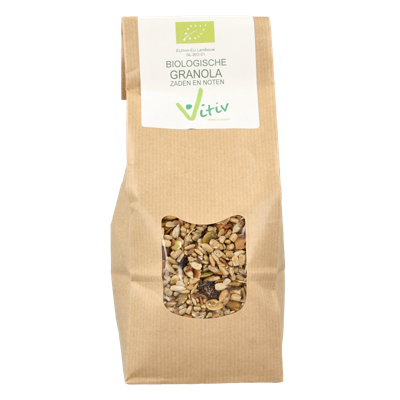 Vitiv Granola zaden en noten bio 500 Gram