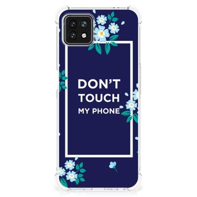 OPPO A53 5G | A73 5G Anti Shock Case Flowers Blue DTMP OPPO A53 5G | A73 5G Anti Shock Case Flowers Blue DTMP