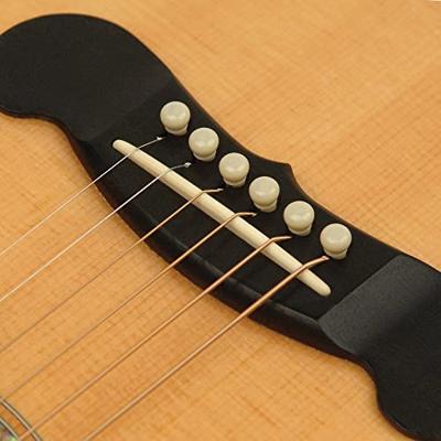 D&apos;Addario PWPS11 Plastic Bridge Pins Ivory brugpinnen (set van 6)