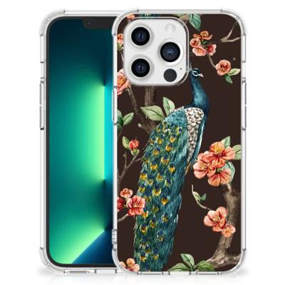 iPhone 13 Pro Max Case Anti-shock Pauw met Bloemen iPhone 13 Pro Max Case Anti-shock Pauw met Bloemen