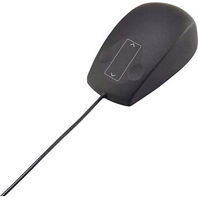 Renkforce IP68 Industrial Muis USB Laser Zwart 3 Toetsen 1000 dpi