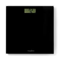 Nedis PESC500BK Personenweegschaal Digitaal Zwart Gehard Glas Max. 150 Kg - thumbnail