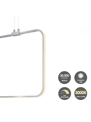 Besselink licht D501145-09 plafondverlichting Zilver LED A Besselink licht D501145-09 plafondverlichting Zilver LED A