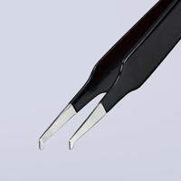 Knipex 92 08 78 ESD Precisiepincet Plat, gebogen 45° 120 mm - thumbnail