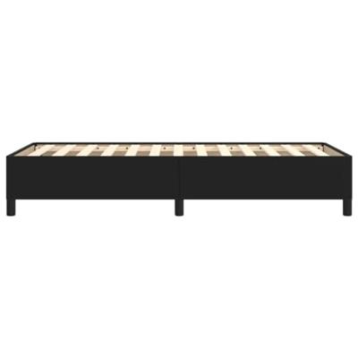 Bedframe kunstleer zwart 90x200 cm
