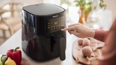 Philips HD9252/90 Essential 3000 Series Airfryer Compact 4L 1400W Zwart Philips HD9252/90 Essential 3000 Series Airfryer Compact 4L 1400W Zwart