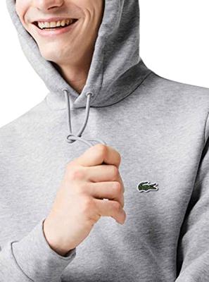 Lacoste Hooded Trainingspak Heren Grijs - Maat M - Kleur: Grijs | Soccerfanshop Lacoste Hooded Trainingspak Heren Grijs - Maat M - Kleur: Grijs | Soccerfanshop