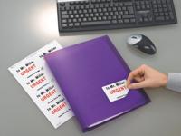 Etiket Avery Zweckform L4744REV-25 96x50.8mm afneembaar wit 250stuks - thumbnail