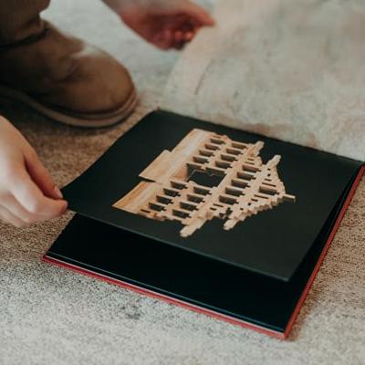 Doos voor 280 plankjes - KAPLA beige Doos voor 280 plankjes - KAPLA beige