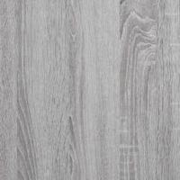 Platenkast 121x38x48 cm bewerkt hout grijs sonoma eikenkleurig - thumbnail