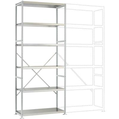 Manuflex RP1320.7035 Magazijnstelling basismodule (b x h x d) 1030 x 2500 x 600 mm Staalbodem Manuflex RP1320.7035 Magazijnstelling basismodule (b x h x d) 1030 x 2500 x 600 mm Staalbodem