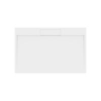 Douchebak Marmer Sapho Irena 140x90x3.5 cm Rechthoek Wit Sapho - thumbnail