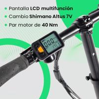 Elektrische Fiets Youin BK1350R MARBELLA Rood 250 W 20" - thumbnail