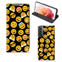 Samsung Galaxy S21 | Hoesje met Magneet | Emoji - thumbnail