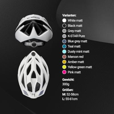 Fietshelm KED Spiri II Trend L 55-61 cm - white matt Fietshelm KED Spiri II Trend L 55-61 cm - white matt